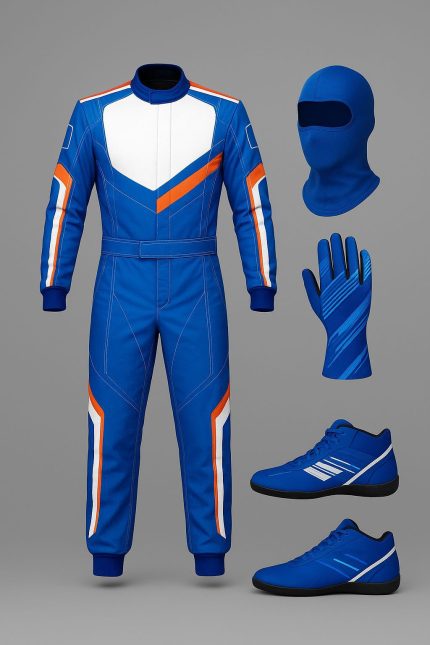High-Performance Kart Gear Pack – Suit, Gloves, Shoes, Balaclava