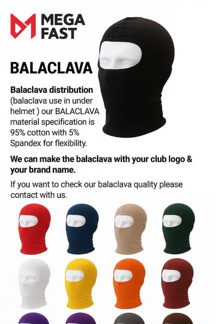 Premium-Quality Kart Racing Balaclavas comfort, safety, and performance Available In All Colors Also Custom Branding