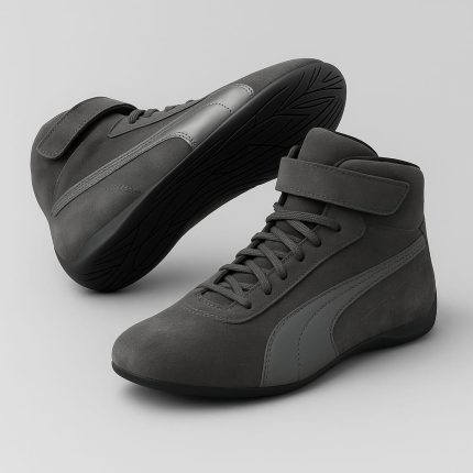 HIGH PERFORMANCE KART RACING SHOES WITH EXTRA COMFORT DARK GREY